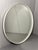 Mid-Century Modern White Round Wooden Wall Mirror, 1970s For Sale - Image 3 of 18