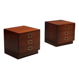 Vintage Bedside Tables by Ico & Luisa Parisi, 1960s, Set of 2 For Sale