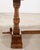 Wood Country French Provincial Oak Double Trestle Dining Table 7 Ft For Sale - Image 7 of 18