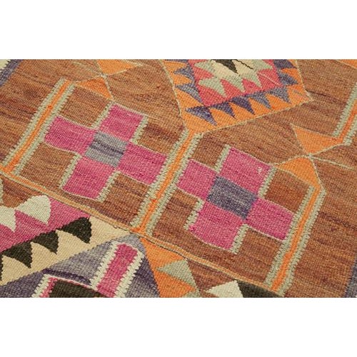Vintage Kilim Runner Rug For Sale - Image 5 of 7