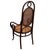 Wood Vienna Secession Bent Oak & Cane High Back Armhair No. 17 Attributed to Thonet For Sale - Image 7 of 8