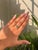 Natural Zambian Emerald Three Stone Ring With Diamond Accents in 14k Gold Size 4 For Sale In New York - Image 6 of 15