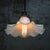 1950s Mid-Century Modern French Opaline Glass Pendant Light For Sale - Image 5 of 6