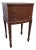 Tall Bow Front Mahogany Nightstand Side End Table 6163 For Sale