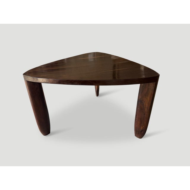 Andrianna Shamaris Impressive Rosewood Table For Sale - Image 4 of 5