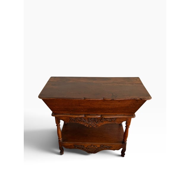 Antique 18c French Country Dough Bin Table For Sale - Image 4 of 7