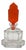 1930s Art Deco Karl Palda Style Geometric Crystal Perfume Bottle W/ Coral Red Stopper For Sale