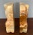 Mid-Century Modern Mid-Century Boho Carved Stone Onyx Bookends For Sale - Image 3 of 8