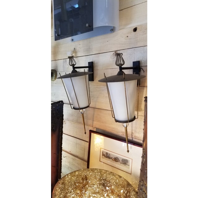 1950s 1950s Wall Sconce - "Arlus" For Sale - Image 5 of 5