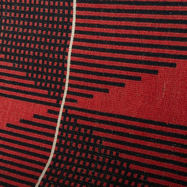 Woven Rug in the style of Antonín Kybal, 1960s For Sale - Image 3 of 9