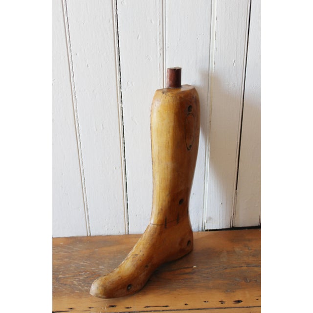 Early-Mid 20th Century Cobbler's Boot Last/Form #4 For Sale - Image 4 of 5