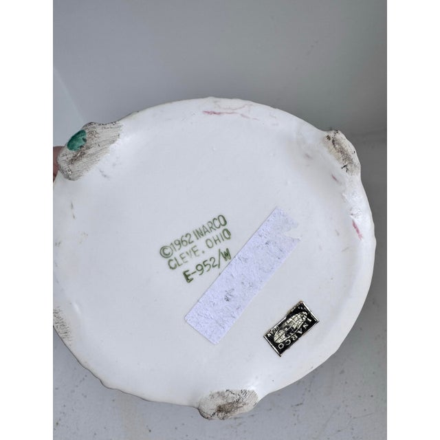 Vintage White Dual Cherub Pedestal Bowl For Sale In Charleston - Image 6 of 12