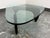 Design Plus Gallery presents a Vintage Noguchi Glass Top Coffee Table by Isamu Noguchi. Originally designed in 1948, this...