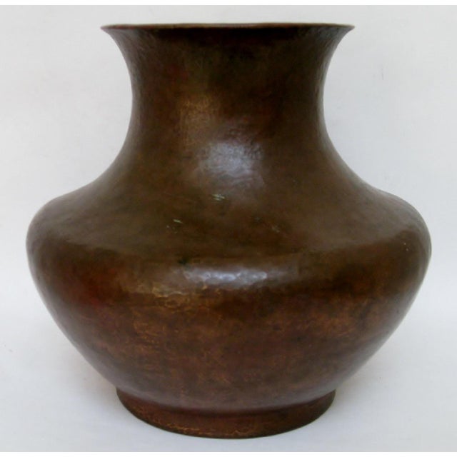 Vintage Hammered Copper Vase Chairish