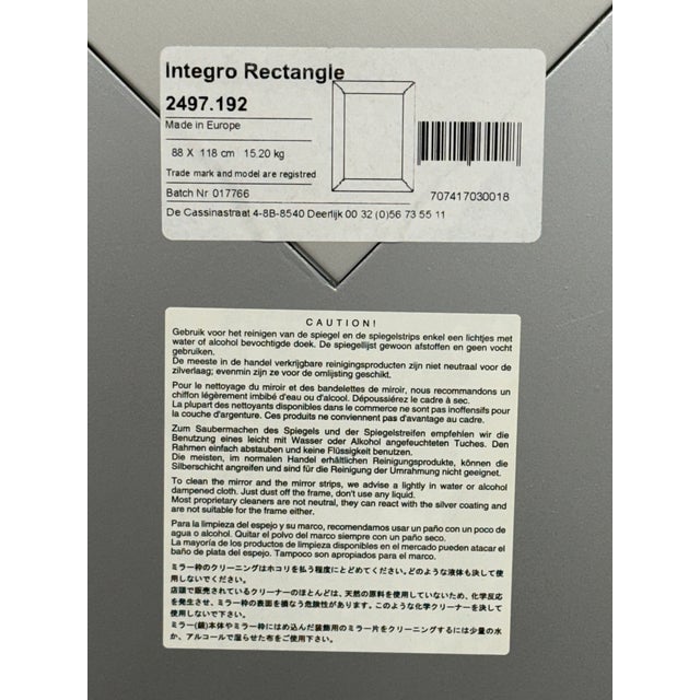 Deknudt for Roche Bobois Integro XL Mirror For Sale - Image 11 of 12