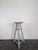 Tripod Sculptor's Stand in Grey Painted Wood with Rotating Top, in Very Good conditions.