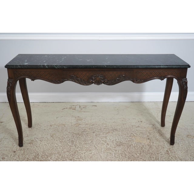 Age: Approx: 60 Years Old Details: Green Marble Top Dovetailed Drawer Construction Quality Construction Federal Style Felt...