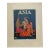 1925 Original Asia Magazine Cover, October, Frank McIntosh, Art Deco, Matted For Sale
