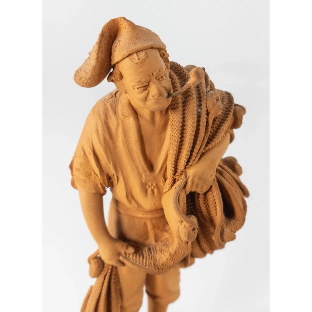 Mid 20th Century Italian Capodimonte Terracotta Clay Figure For Sale In New York - Image 6 of 8