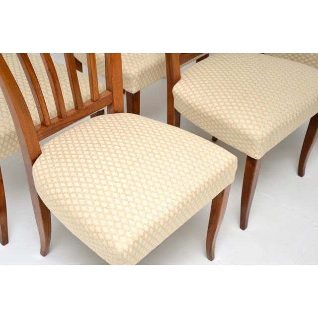 Mid-Century Italian Walnut Dining Chairs by Paolo Buffa, 1950, Set of 6 For Sale - Image 10 of 11