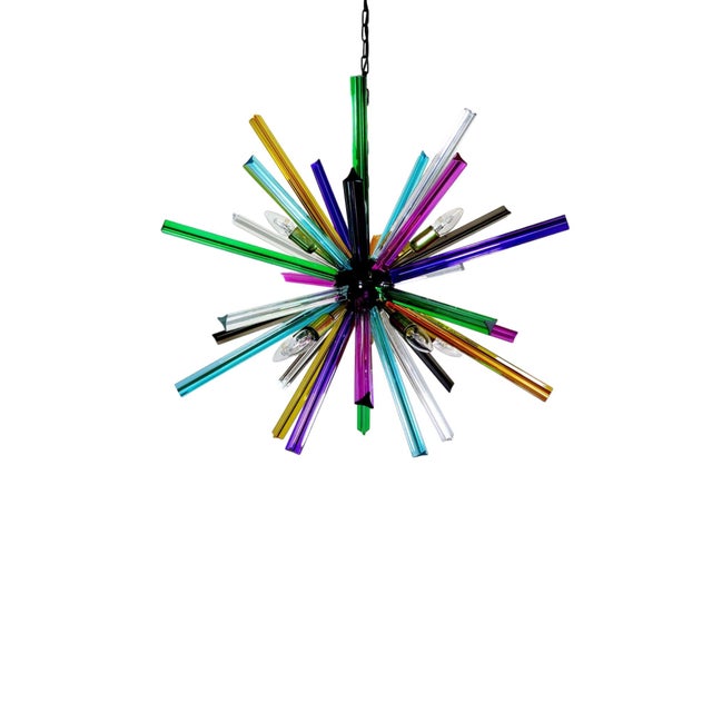 Purple Italian Glass Sputnik Light from Justfurnituress SRL For Sale - Image 8 of 13