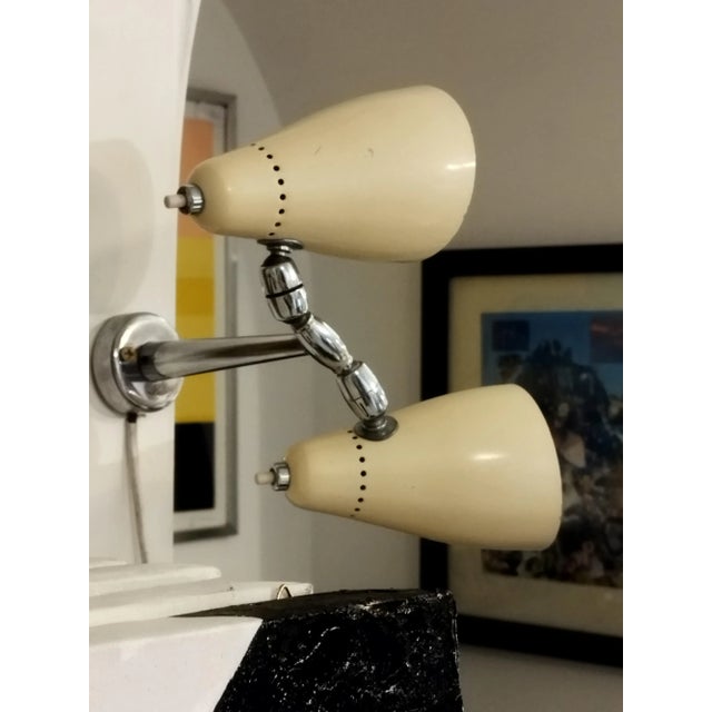 1950s Wall Sconces by Giuseppe Ostuni for Oluce 1950, Set of 2 For Sale - Image 5 of 8