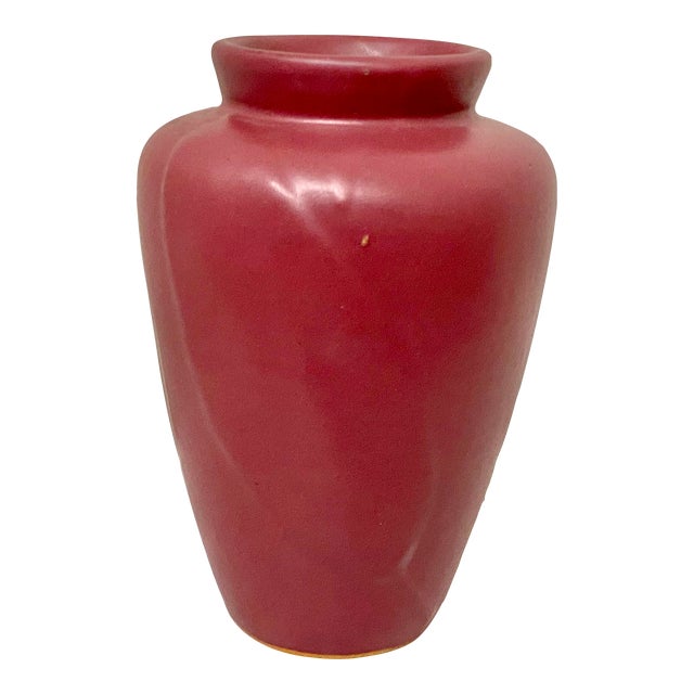 1920s Zanesville Pottery Made for Old Pot Shop Norwalk Tobacco Leaf