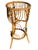 French Rattan Flower Holder, 1960s For Sale - Image 10 of 12