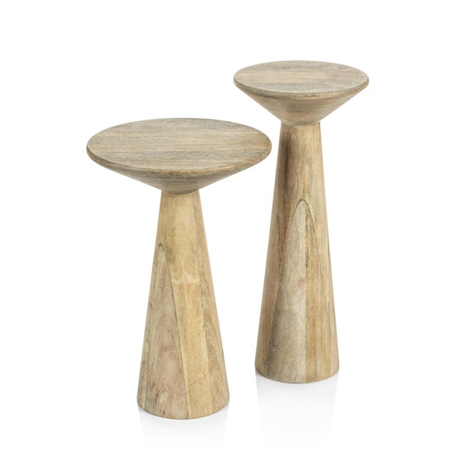 Bring the outdoors inside with this beautiful natural mango wood table. Minimalist yet full of character, this table has a...