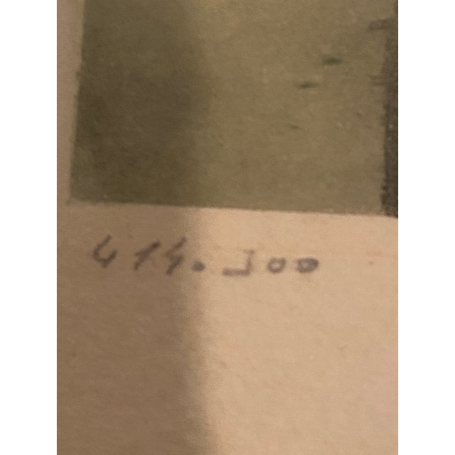 Antique French Canal Landscape Etching Signed F. Roth, Framed For Sale - Image 4 of 12