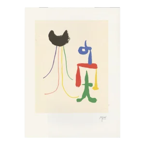 "Parler Seul I" Reproduction Joan Miro Lithograph