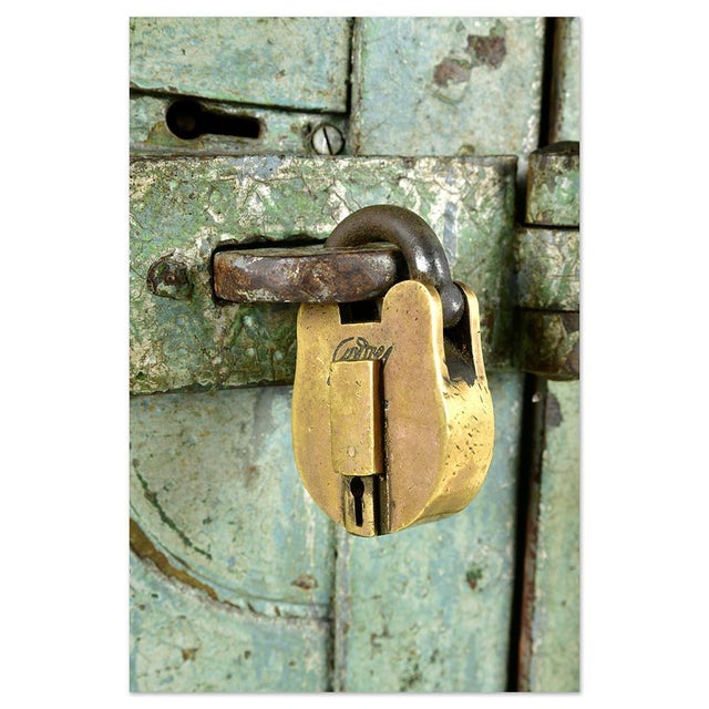 Indian Safe in Patinated Metal For Sale - Image 5 of 12