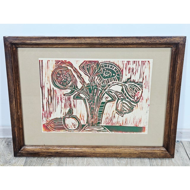 Edgar Carl Bettermann, Still Life, 1988, Linocut For Sale - Image 10 of 10