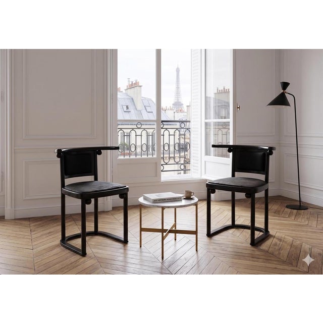 Fledermaus Chairs by Josef Hoffmann, 1905, Set of 2 For Sale - Image 6 of 7