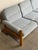 Blue Teak Blue Sofa Mid-Century Modern 3 Seater Couch Broad Living Room Seating 1970s For Sale - Image 8 of 10