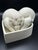 Ivory Vintage 2004 House Parts Sculptural Seashell Heart-Shaped Box For Sale - Image 8 of 12