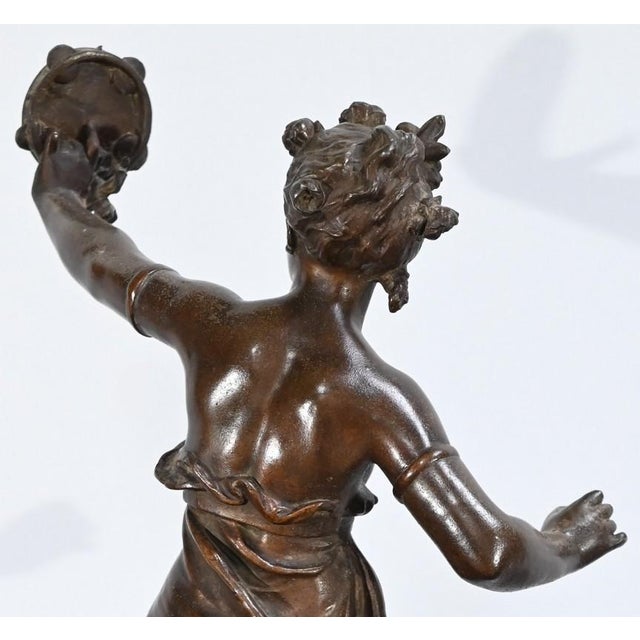 Regula Figurative Statue by E. Bouret, Late 1800s For Sale - Image 16 of 18
