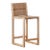 Textura Woven Counter Stool in Natural For Sale