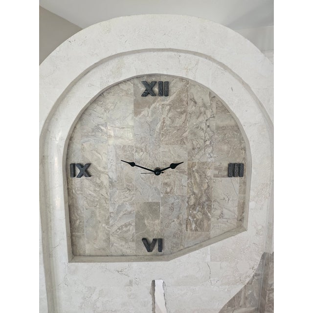 Tessellated Grandfather Clock Attributed to Maitland Smith For Sale - Image 11 of 12