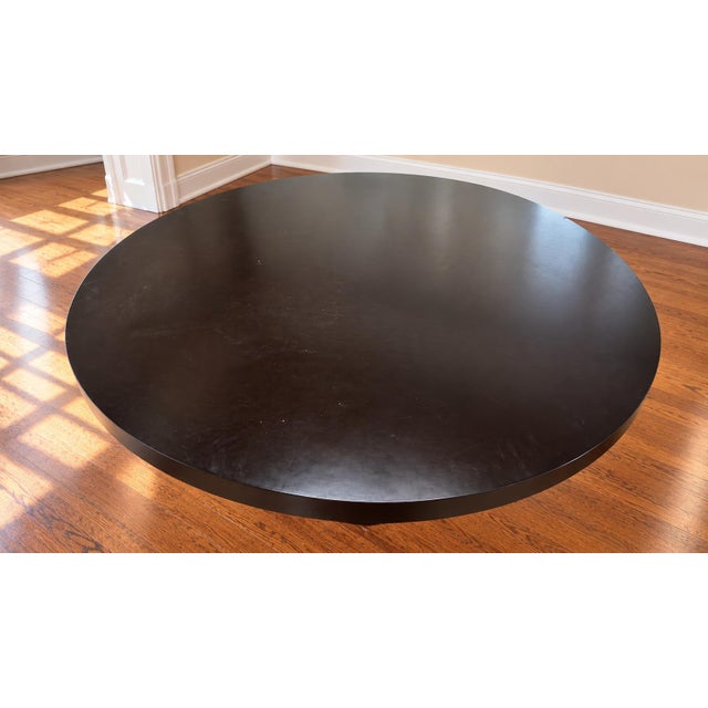 Black Hammer Fine Furniture "Ibiza" 54" Round Pedestal Dining Table - New/Near Mint For Sale - Image 8 of 8
