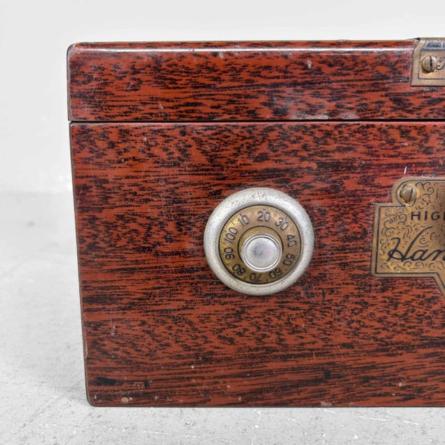 Vintage Japanese Metal Cash Box, 1950s For Sale - Image 12 of 13