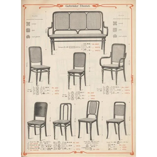 Secession Dining Chair from Thonet, 1890s For Sale - Image 14 of 15