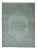 Modern Green Oushak Rug by Keivan Woven Arts, Floral Medallion, 6'7" X 9'2" For Sale