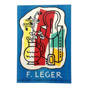 1953 Leger Lithograph 34 Expo Art in Posters