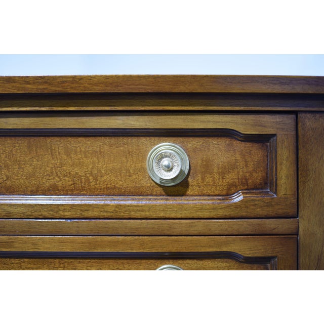Brown Mid Century Transitional 5 Drawer Highboy by Drexel For Sale - Image 8 of 15