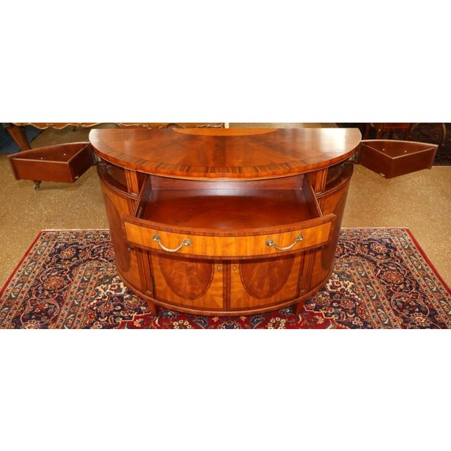 Ethan Allen Ethan Allen Mahogany Newport Collection Chest Buffet Server Sideboard Commode For Sale - Image 4 of 9