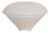 White Murano Glass Tanle Lamp with Silver Leaf, 1970s For Sale