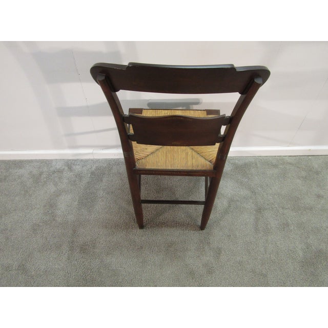 Wood Hitchcock Paint Decorated Thanksgiving Chair For Sale - Image 7 of 9