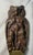 1930s Quality Antique Cold Painted Heavy Brass Figural Owl Desk Article Letter Opener For Sale - Image 5 of 8