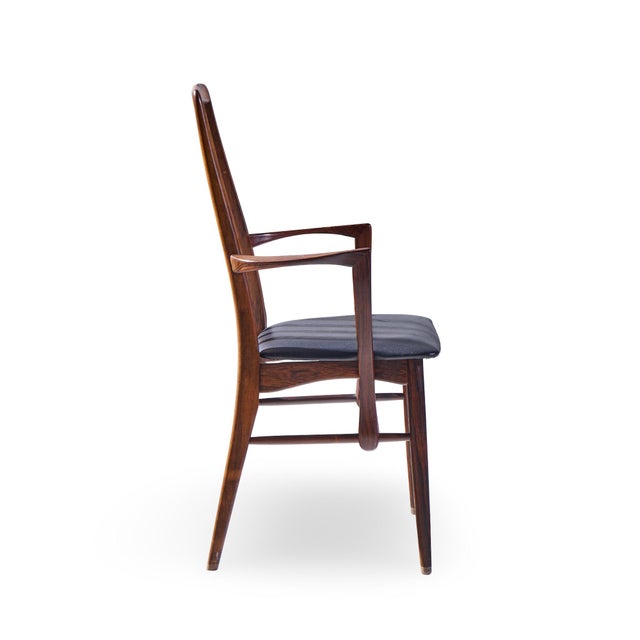 Niels Koefoed Eva Mid Century Danish Rosewood Dining Chairs - Set of 6 For Sale - Image 13 of 17